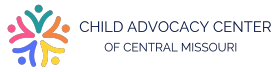 Bright and colorful Logo for Child Advocacy Center of Central Missouri.
