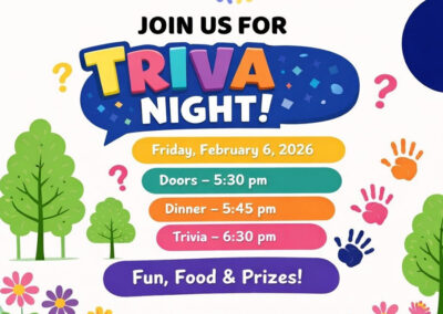 Artwork for a past event shares details about a Trivia Night